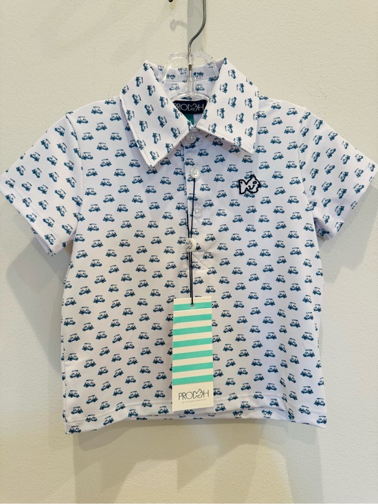 Prodoh Other - NWT Prodoh Pro Performance SS Polo, Golf Cart Print size S (8/10)